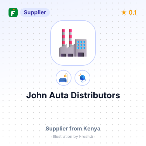 John Auta  Distributors  – summary card, no photo uploaded yet