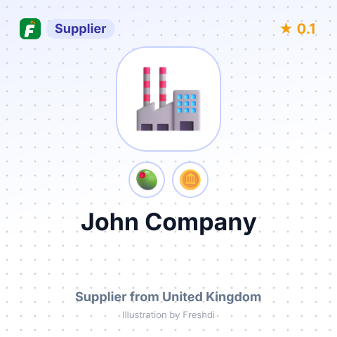John Company  – summary card, no photo uploaded yet