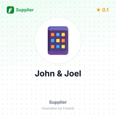 John & Joel – summary card, no photo uploaded yet