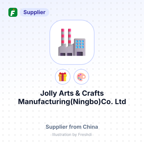 Jolly Arts & Crafts Manufacturing(Ningbo)Co.,Ltd – summary card, no photo uploaded yet