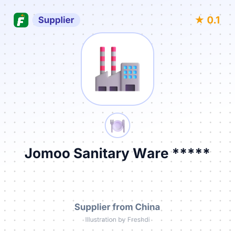 Jomoo Sanitary Ware ***** – summary card, no photo uploaded yet