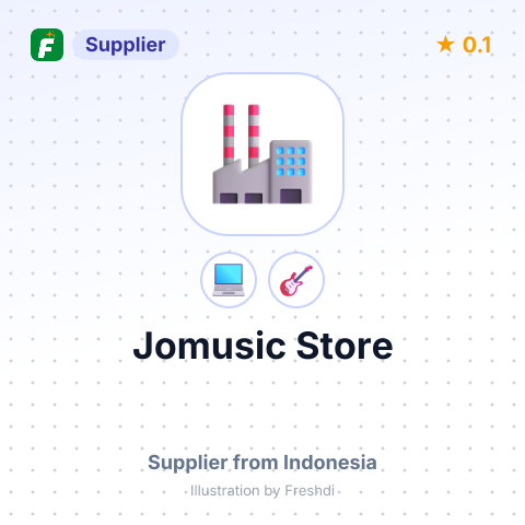 Jomusic Store – summary card, no photo uploaded yet