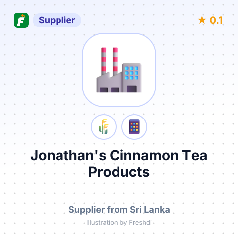 Jonathan's Cinnamon Tea Products  – summary card, no photo uploaded yet