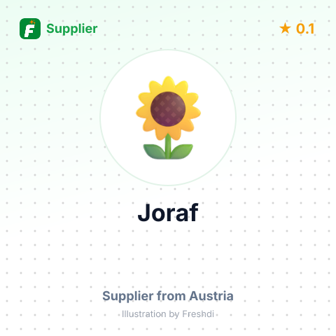 Joraf  – summary card, no photo uploaded yet