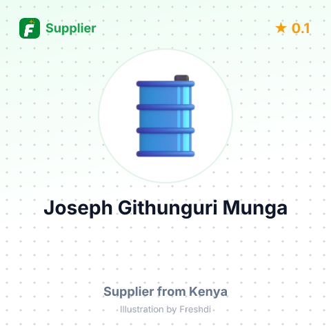 Joseph Githunguri Munga  – summary card, no photo uploaded yet