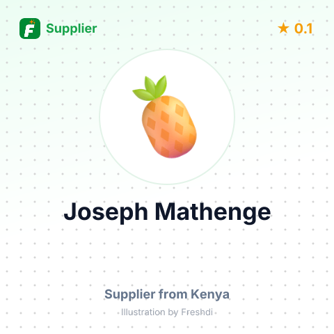 Joseph Mathenge  – summary card, no photo uploaded yet