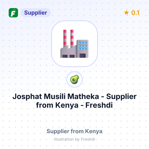 Josphat Musili Matheka  – summary card, no photo uploaded yet