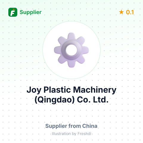Joy Plastic Machinery (Qingdao) Co., Ltd. – summary card, no photo uploaded yet