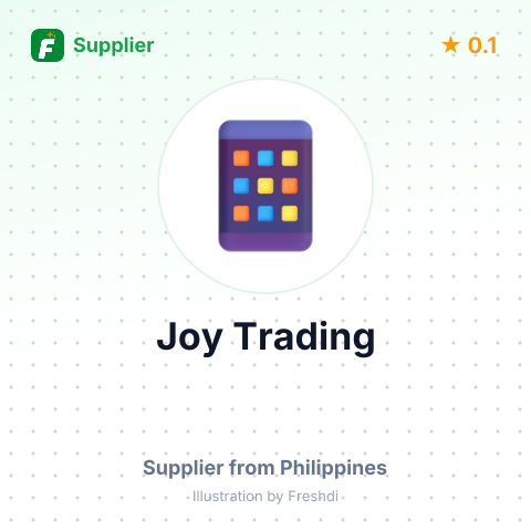 Joy Trading  – summary card, no photo uploaded yet
