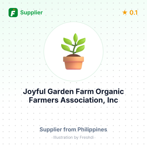 Joyful Garden Farm Organic Farmers Association, Inc  – summary card, no photo uploaded yet