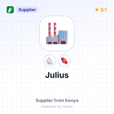 Julius  – summary card, no photo uploaded yet