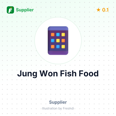 Jung Won Fish Food – summary card, no photo uploaded yet