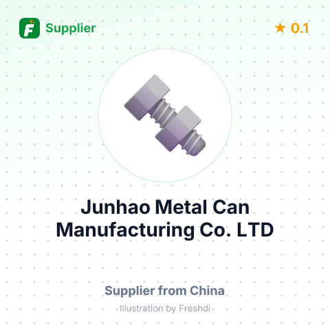Junhao Metal Can Manufacturing Co.,LTD – summary card, no photo uploaded yet