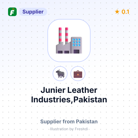 Junier Leather Industries,Pakistan – summary card, no photo uploaded yet