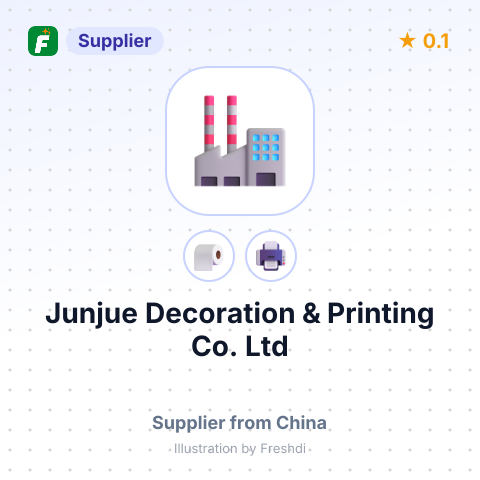 Junjue Decoration & Printing Co.,Ltd – summary card, no photo uploaded yet
