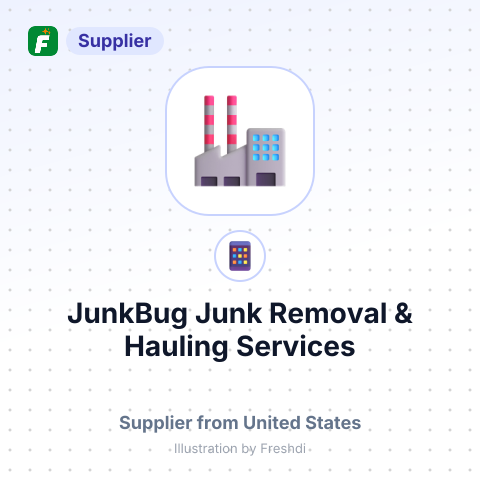 JunkBug Junk Removal & Hauling Services – summary card, no photo uploaded yet