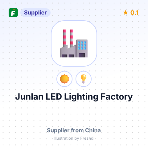 Junlan LED Lighting Factory – summary card, no photo uploaded yet