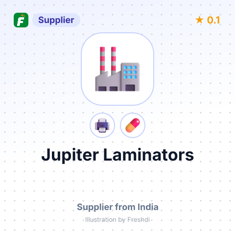 Jupiter Laminators – summary card, no photo uploaded yet
