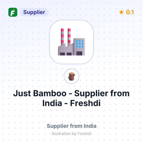 Just Bamboo  – summary card, no photo uploaded yet