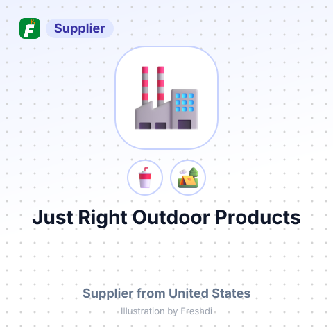 Just Right Outdoor Products – summary card, no photo uploaded yet
