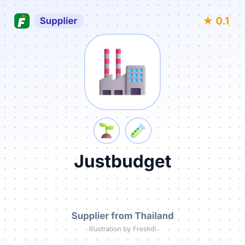 Justbudget  – summary card, no photo uploaded yet