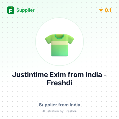 Justintime Exim  – summary card, no photo uploaded yet