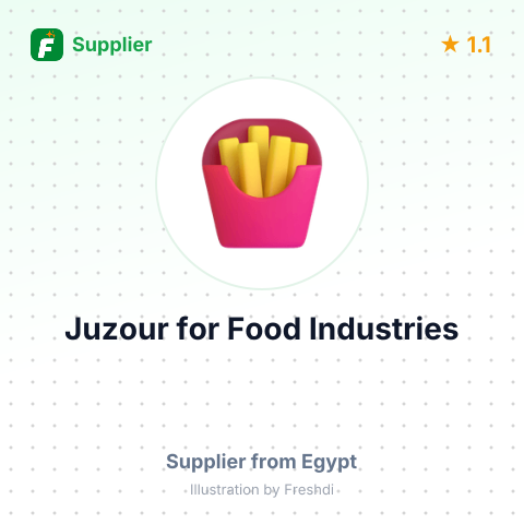 Juzour for Food Industries – summary card, no photo uploaded yet