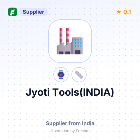 Jyoti Tools(INDIA) – summary card, no photo uploaded yet