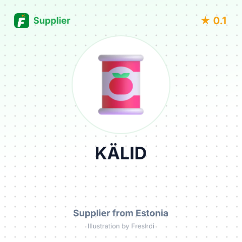 KÄLID – summary card, no photo uploaded yet