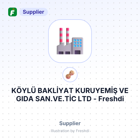 KÖYLÜ BAKLİYAT KURUYEMİŞ VE GIDA SAN.VE.TİC LTD – summary card, no photo uploaded yet