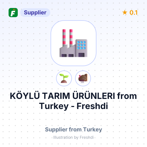KÖYLÜ TARIM ÜRÜNLERI – summary card, no photo uploaded yet