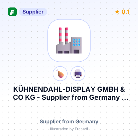 KÜHNENDAHL-DISPLAY GMBH & CO KG – summary card, no photo uploaded yet