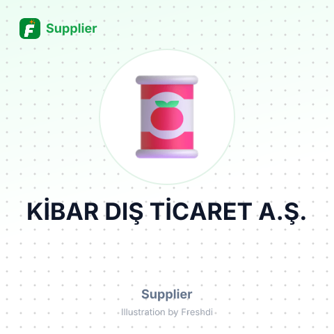 KİBAR DIŞ TİCARET A.Ş. – summary card, no photo uploaded yet