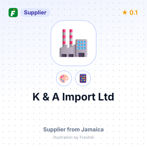 K &  A Import Ltd  – summary card, no photo uploaded yet