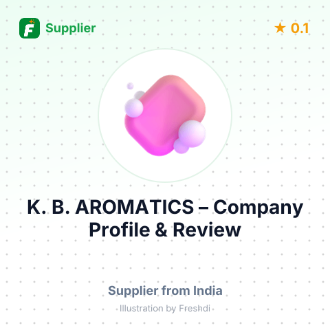 K. B. AROMATICS – summary card, no photo uploaded yet