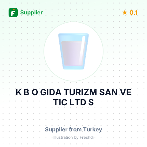 K B O GIDA TURIZM SAN VE TIC LTD S – summary card, no photo uploaded yet
