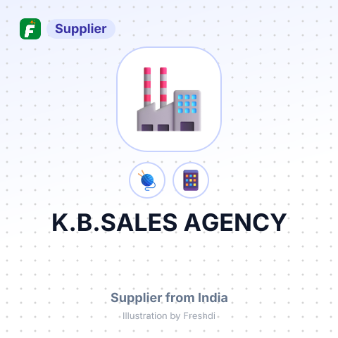 K.B.SALES AGENCY – summary card, no photo uploaded yet