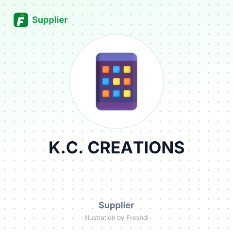 K.C. CREATIONS – summary card, no photo uploaded yet