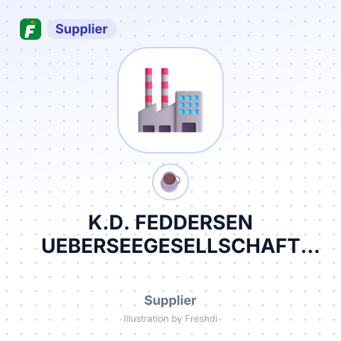 K.D. FEDDERSEN UEBERSEEGESELLSCHAFT MBH – summary card, no photo uploaded yet
