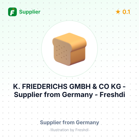 K. FRIEDERICHS GMBH & CO KG – summary card, no photo uploaded yet