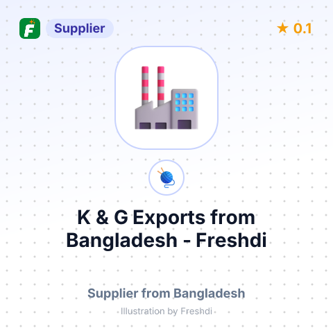 K & G Exports  – summary card, no photo uploaded yet