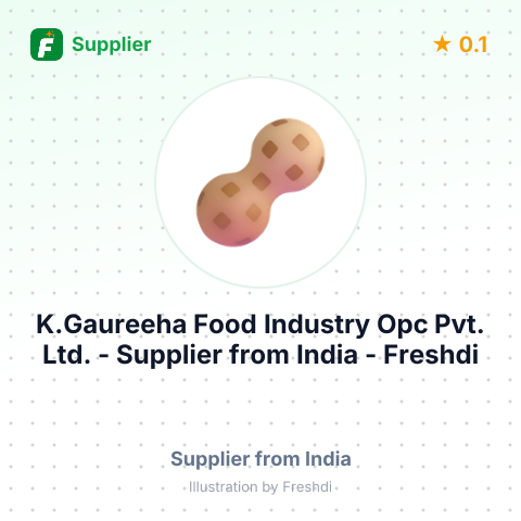 K.Gaureeha Food Industry Opc Pvt. Ltd.  – summary card, no photo uploaded yet