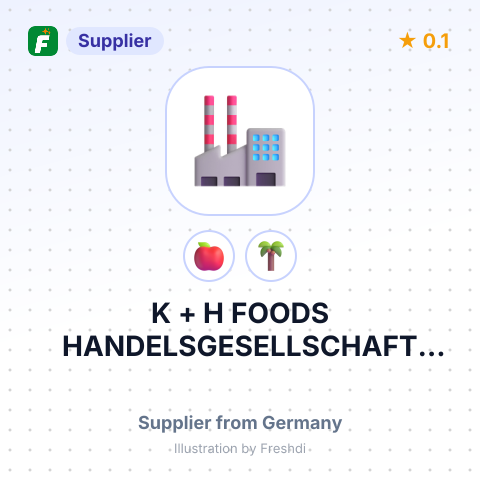 K + H FOODS HANDELSGESELLSCHAFT MBH – summary card, no photo uploaded yet