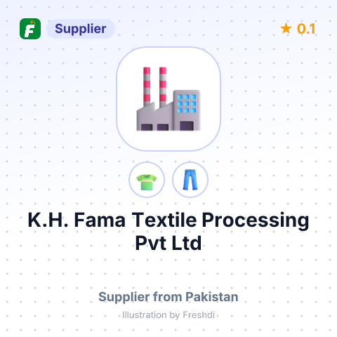 K.H. Fama Textile Processing Pvt Ltd – summary card, no photo uploaded yet