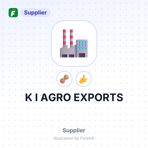 K I AGRO EXPORTS – summary card, no photo uploaded yet