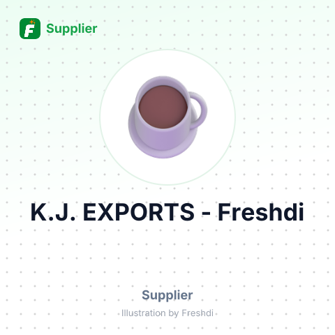 K.J. EXPORTS – summary card, no photo uploaded yet