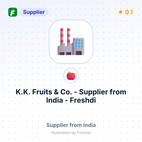 K.K. Fruits & Co.  – summary card, no photo uploaded yet