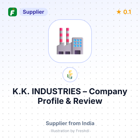 K.K. INDUSTRIES – summary card, no photo uploaded yet