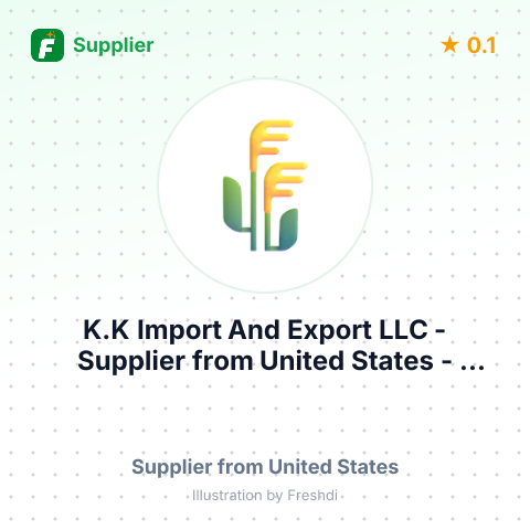 K.K Import And Export LLC  – summary card, no photo uploaded yet