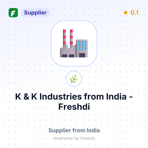 K & K Industries  – summary card, no photo uploaded yet